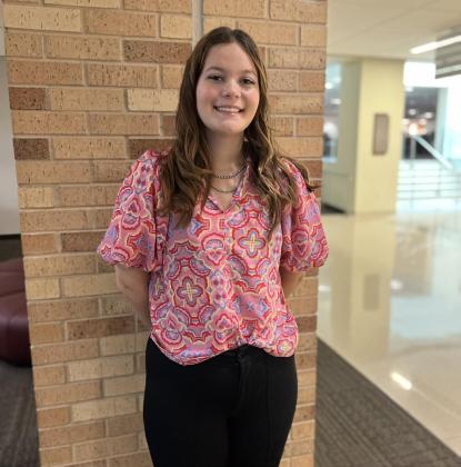 ROUND UP Kaileigh Cook competed with her Health and Wellness Education presentation. | COURTESY PHOTO