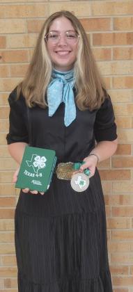 ROUNDUPHONORS Congratulations go to Sydni Chesshir. She competed with her Sheep and Goat Educational Presentation and earned 8th place. | COURTESY PHOTO