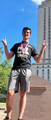 STATE HONOR Lockney’s Bryson Klein won 5th in State in Science at last week’s State UIL Academic competition in Austin. He also placed 17th in the state in Literary Criticism. | COURTESY PHOTO