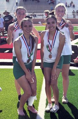 LADY WINDS TRACK qualified for regional competition in the 4x200 relay. | COURTESY PHOTO