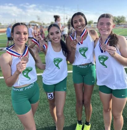 LADY WINDS TRACK qualified for regional competition in the 4x400 relay. | COURTESY PHOTO