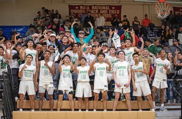 WINNING STREAK Floydada is 32-5 on the season and ran its win streak to 10 in a row after holding off District 4-2A rival Olton 78-72 in a playoff for seeding Friday in Plainview. | CERVANTES PHOTOGRAPHY