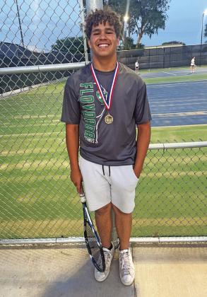 Floydada Collegiate Junior High tennis team competes at district meet