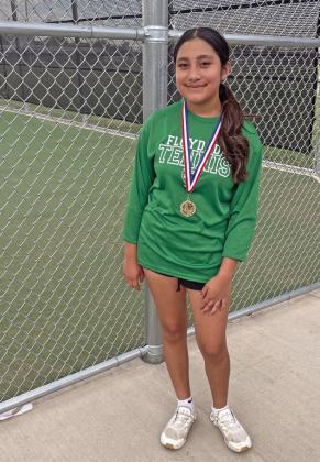 Floydada Collegiate Junior High tennis team competes at district meet