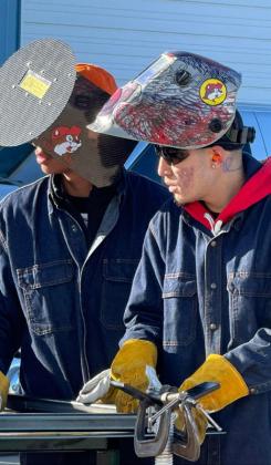 FLOYDADA TAKES FIRST On Friday, Nov 1, the Floydada FFA welding team traveled to Perryton, Texas, to compete in the 3rd Annual Ranger Build-Off. These students put in a full day of hard work. Congratulations go to Dustin Zavala, Diego Martinez, Robert Luna, Jr. and Josemaria Lara for taking home first place in the event, earning a spot in the State Build-Off this coming April! Josemaria Lara earns a special shout-out for finishing second in the Cutting Torch Race. | FLOYDADA FFA PHOTOS