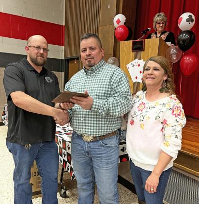 LOCKNEY CHAMBER HONORS The Lockney Chamber of Commerce honored The Old Maroon Saloon (Danny Huggins, owner) as Business of the Year 2022; Chad Cook was honored as Lockney Chamber’s Citizen of the year 2022; and the Chamber recognized Danny Huggins as Fireman of the Year for 2022.