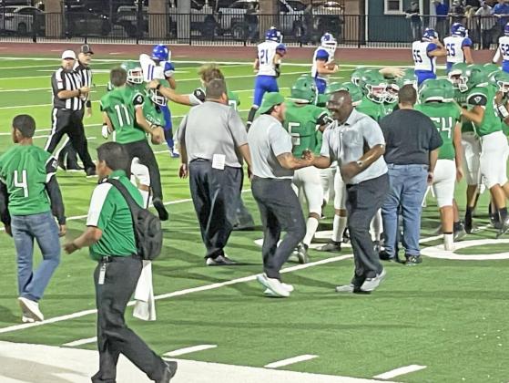 WHIRLWINDS HOMECOMING VICTORY OVER SMYER last Friday night marked a career-first win for J. R. Compton as a head coach. | HESPERIAN-BEACON