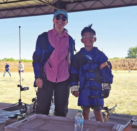 DISTRICT HONOR Congratulations go to Kash Velasquez who was the first place junior competi tor at the AgriLife district rifle competition recently. | COURTESY PHOTO