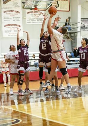 The Lockney girls basketball team has had some tough losses falling to 0-4 in district. This week they host Olton in district play. | CERVANTES PHOTOGRAPHY