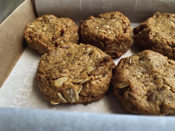A TWIST ON FLOURLESS If you’re looking for new ways to make flourless cookies, these incorporate dates and peanuts. | Angelina LaRue photo
