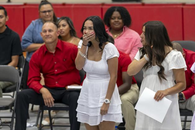 Sophie Gutierrez at Lockney Athletic Banquet