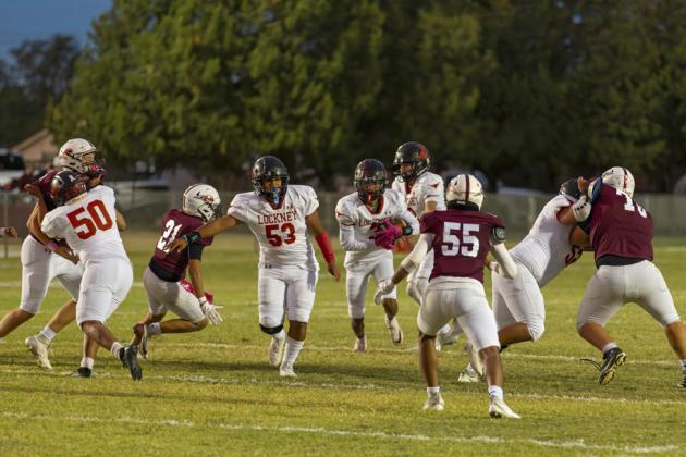 KEY BLOCKS were provided by Daniel Alvarado and the Longhorns offensive line. On one play, it was Esael Nunez with the big stop. | CERVANTES PHOTOGRAPHY
