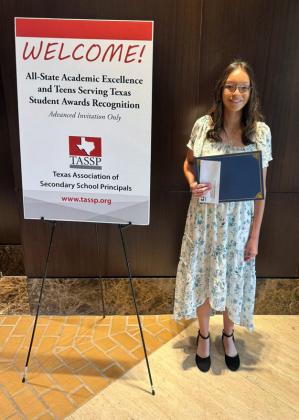 Lockney grad Sanchez earns leadership award