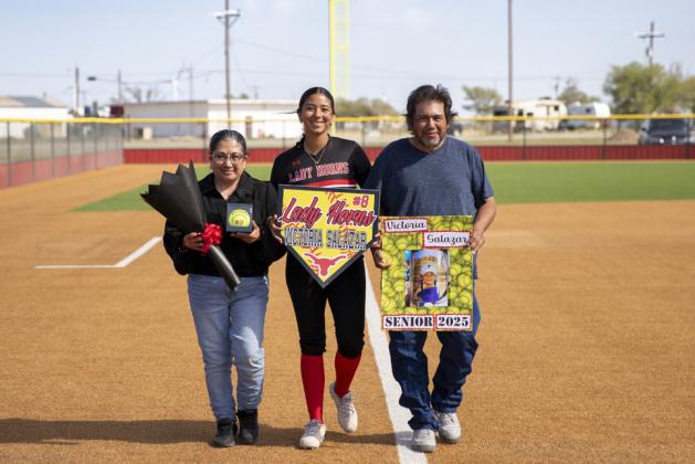 Victoria Salazar with parents Rosa and Samuel Salazar.