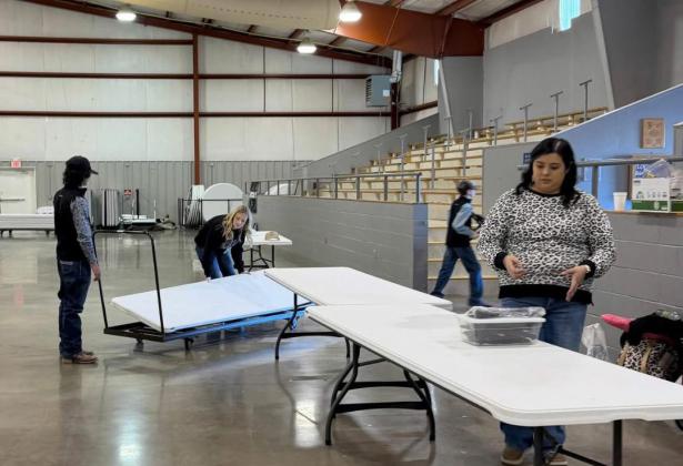 YOUTH HELP A big thank you goes to the Floydada FFA for helping with the Caprock Crops Conference last week at the Unity Center in Muncy. | COURTESY PHOTOS