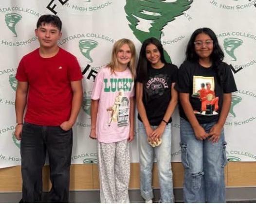 SEVENTH GRADE Adela Cuba, Joshua Posada, Stephanie Gonzalez, Charli Moore
