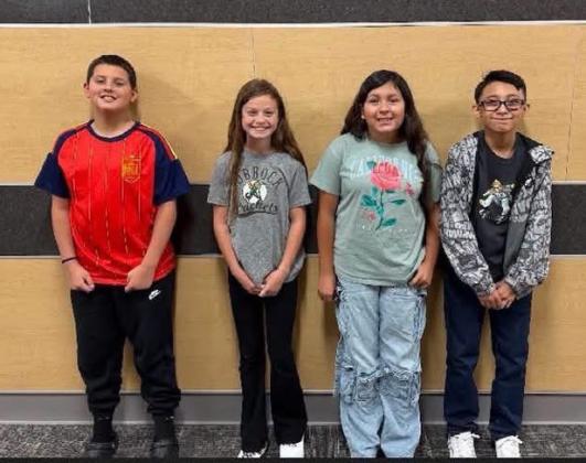 SIXTH GRADE Paislee Nutt, Alexi Cervera, Geovanni Ceniceros, Landon Zepeda