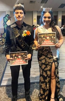 PROM NIGHT Floydada Collegiate High School’s 2025 Prom King and Queen last Friday night were Caleb Speed and Katelynn Raimirez | NOAH FIERROS PHOTO