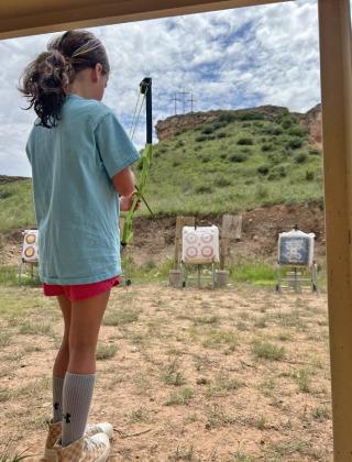 FBC GIRLS CAMP Last week girls from the First Baptist Church of Floydada enjoyed a week of games, learning and fellowship at the Plains Baptist Camp in Blanco Canyon south of Floydada. | COURTESY PHOTOS