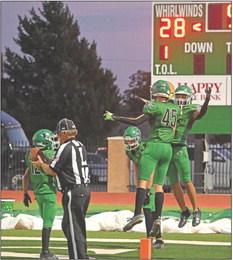 HOMETOWN HEROES The Floydada Whirlwinds won their Homecoming game 46-18 over Hale Center before a hometown crowd. | GRACIE DIAZ PHOTOGRAPHY