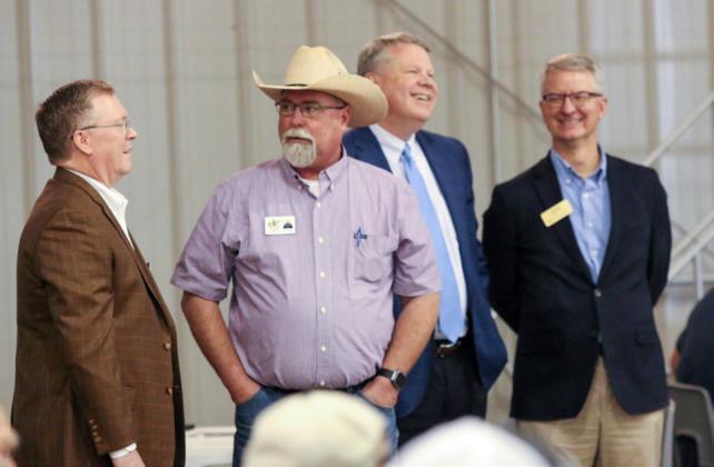 AT THE 2024 ANNUAL MEETING of the Lighthouse Electrical Cooperative in Memphis were Mike Green, Brad Jackson, Gary McLaren and John Eichelmann. | COURTESY PHOTO
