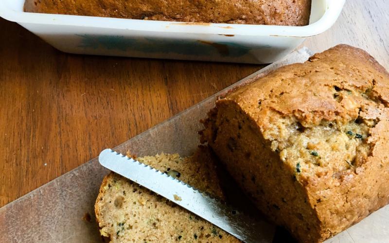 BAKED WITH LOVE During the time my husband was overseas while working for a government defense contract, banana bread was one of the things I baked and sent to him to bring a little bit of “home” into his life. | ANGELINA LaRUE PHOTO