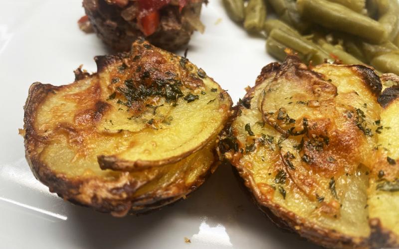 MAKE YOUR OWN AT HOME These thin, crisp layers, separated only by a brush of butter and olive oil mixture and a sprinkling of parmesan cheese will stack up to meet your wildest expectations. | ANGELINA LaRUE PHOTO