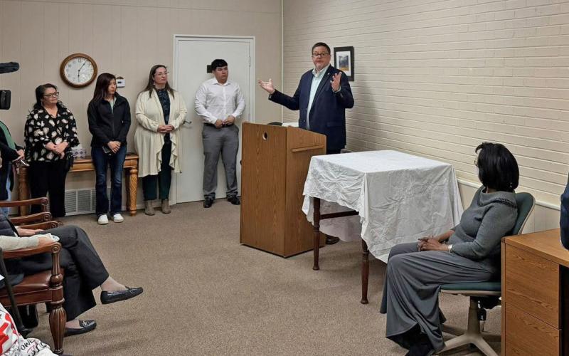 RENAMED The Floydada Economic Development Center (EDC), with the help of its director Ryan Crowe, initiated a plan to donate the FloydadaTechnology Center building to Floydada Collegiate ISD, to be renamed the AnnieTaylorTechnology Center. | COURTESY PHOTOS