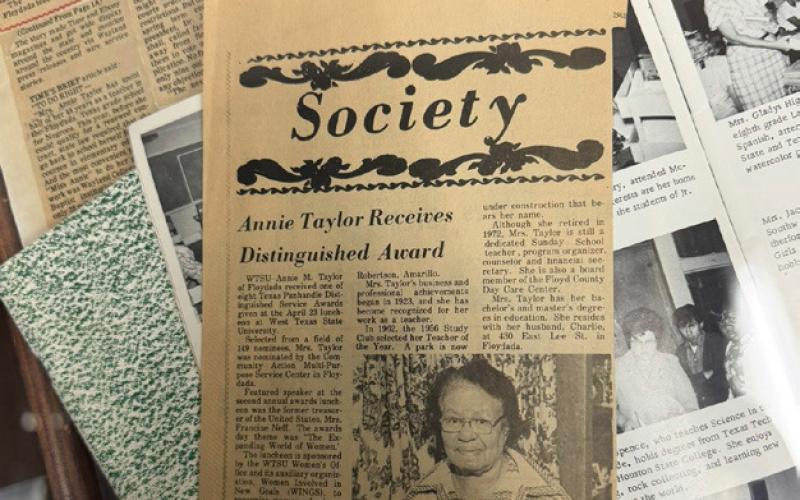 Floydada names ATC to honor Annie Taylor