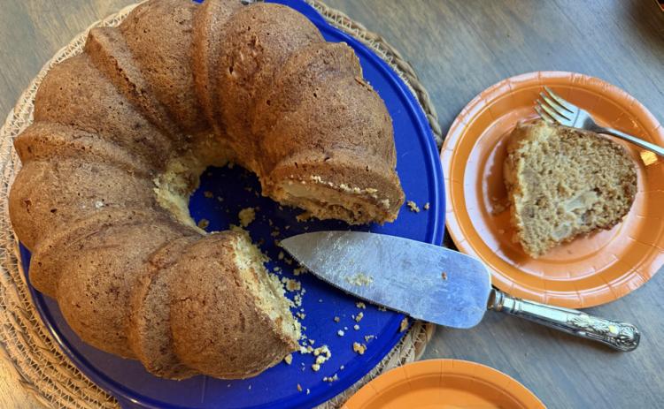 APPLE-ZUCCHINI UPSIDE-DOWN CRUMBLE BUNDT Try saying that three times fast! But this cake is a great combination for using what your fall garden might yield. | ANGELINA LaRUE PHOTO