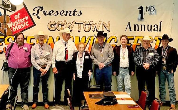 LIVING LEGEND Pianist Lucy Dean Record recently added“Living Legend”from the Cowtown Society of Western Swing to her long list of music honors. | COURTESY PHOTOS