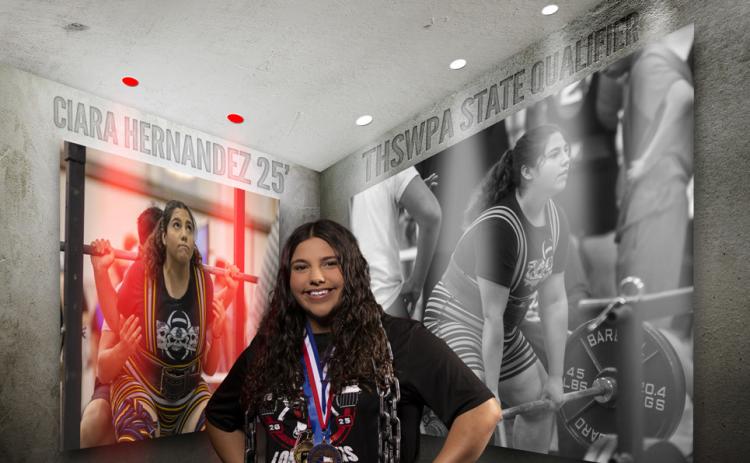 Ciara Hernandez Powerlifting State Qualifier