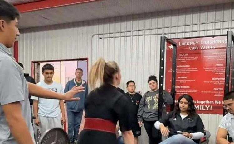 Lockney girls take 1st place in powerlifting; boys take 3rd in Jan. 8 Lockney meet