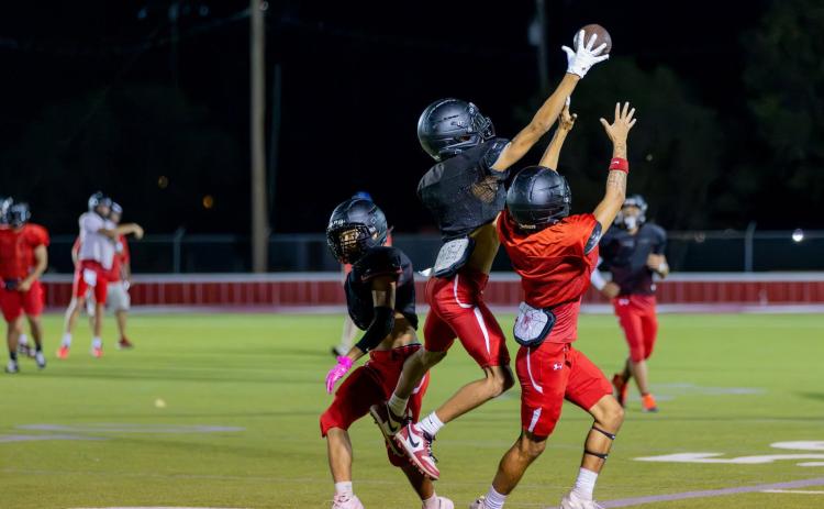 MIDNIGHT MADNESS The Lockney Longhorns kicked off their new football season when Friday turned into Saturday at Midnight Madness. | CERVANTES PHOTOGRAPHY