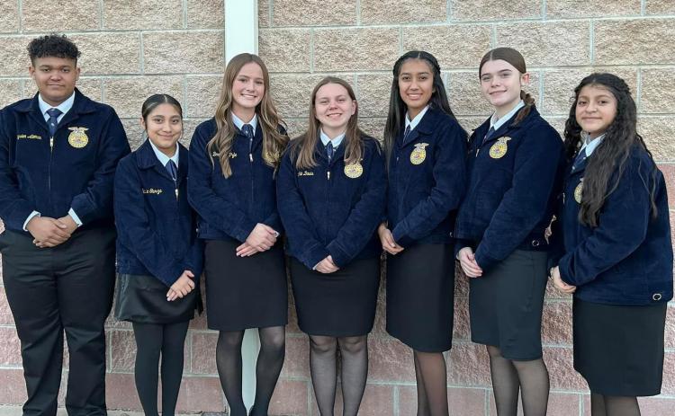 Floydada FFA members compete at LDE area round held at WTA&M