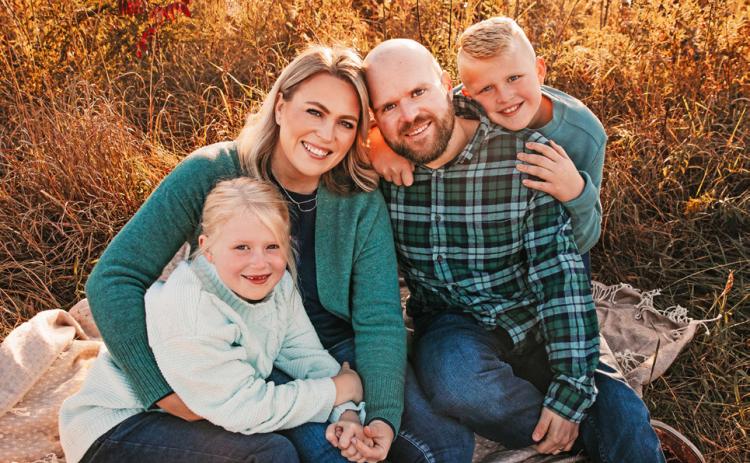 PRODUCERS CO-OP MANAGER Jeff Kler shared a family portrait taken with his wife, Jay, and their children. | COURTESY PHOTO
