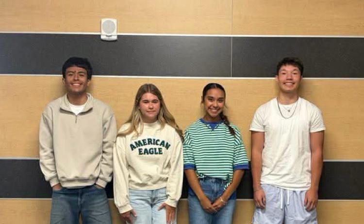 JUNIOR CLASS President, Jathan Sanchez Vice President, Ella Hightower Treasurer, Jenna Martinez Secretary, Luke Morales