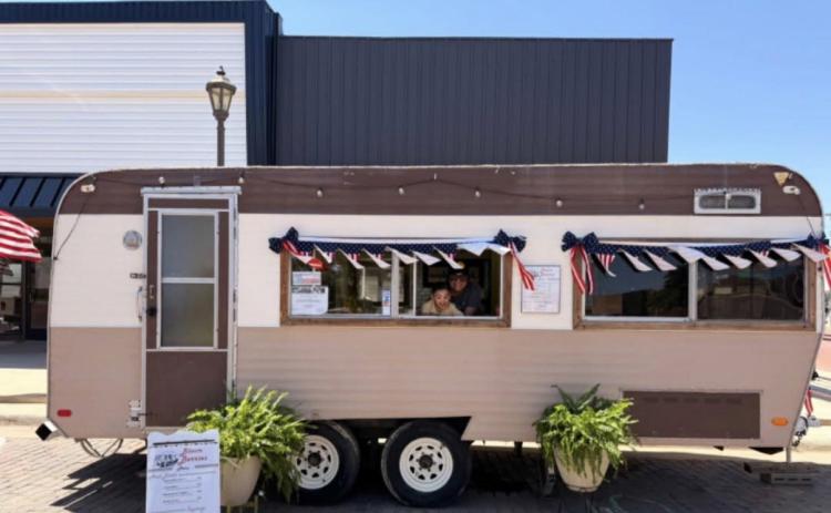ROLL IT OUT Bloom Berries serves Açaí bowls out of a 1979 vintage refurbished trailer situated in downtown Floydada. | COURTESY PHOTO