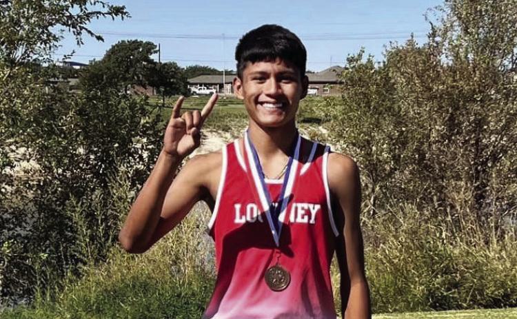 REGIONAL XC QUALIFIERS Daniel Alvarado of Lockney finished 10th at the Cross Country District Meet Tuesday at Lubbock Christian. He will be joining James Zepeda of Floydada, who finished 6th as a regional qualifier. The Floydada boys XC team finished 3rd and also advances to regional, and the Lockney boys team placed 6th. | CERVANTES PHOTOGRAPHY