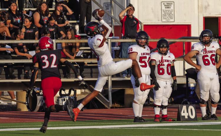 ROAD WIN The Lockney Longhorns traveled to Seagraves Friday and won their season opener 34-14. | CERVANTES PHOTOGRAPHY