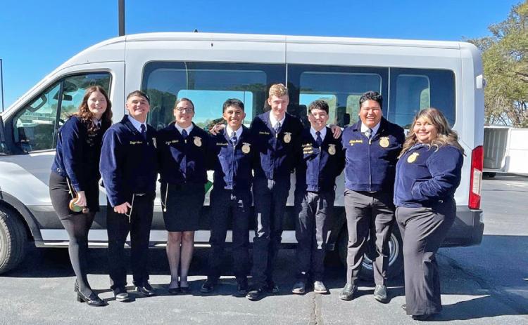 Lockney FFA represented well at Plainview District Leadership Development Events