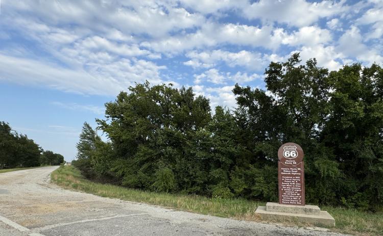 Oklahoma, green hills to Panhandle