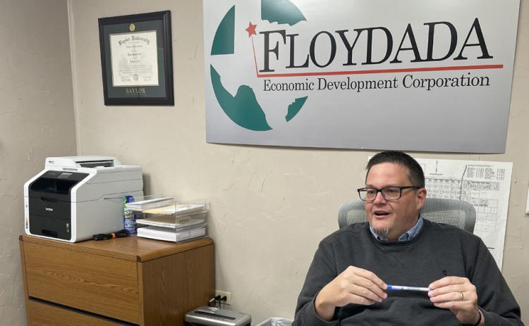 NEW EDC DIRECTOR Ryan Crowe’s previous career involved building relationships, he said, and reaching out to a wide range of people yields benefit in his new position as well. “I make connections by picking up the phone.” | HESPERIAN-BEACON