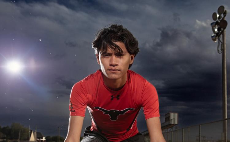 STATE BOUND At the 2A Region 1 championship atWest Texas A&amp;M, Lockney’s Daniel Alvarado set a new personal record time in the 400m dash of 49.12 and claimed a spot at the State meet May 15. | CERVANTES PHOTOGRAPHY