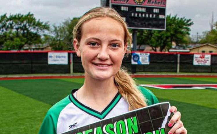 SERIES SWEEP Lady Winds’ Kirsten Pyle added to her season pitching record with two wins against Sunray last week. | NOAH FIERROS PHOTO