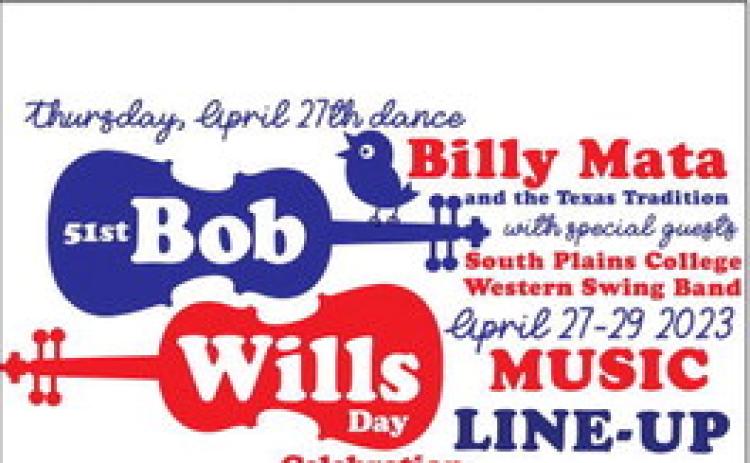POSTER ART BY DIRK FOWLER FOR BOB WILLS DAY