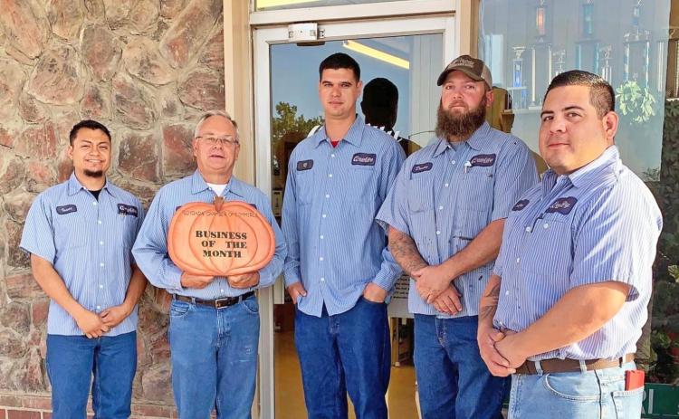 Quality Body Shop named Floydada Chamber Business of the Month