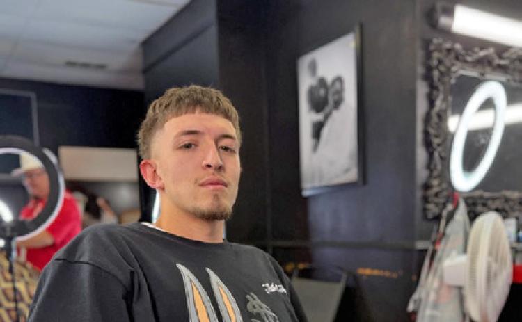 Calderon and Alvis welcome all to Lockney Barbershop