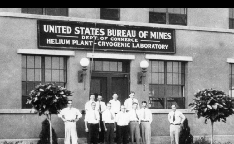 THE AMARILLO HELIUM PLANT, operated by the United States Bureau of Mines, was the first to produce helium from the extensive helium resources in the Texas Panhandle. From 1929 until 1943, it furnished almost all of the world's supply of helium. | TEXAS HISTORICAL COMMISSION