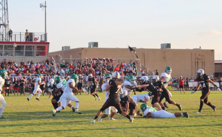 LEOPARDS LED The Floydada Whirlwinds lost a tough one against New Home. MORE PHOTOS, PAGE 8 | FCISD KALISSIA HINSON PHOTO